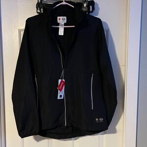 Black Windbreaker Jacket brand new from the bay